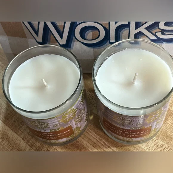 Bath & Body Works Sugared Snickerdoodle Single Wick Candles- 2 count - Picture 4 of 7